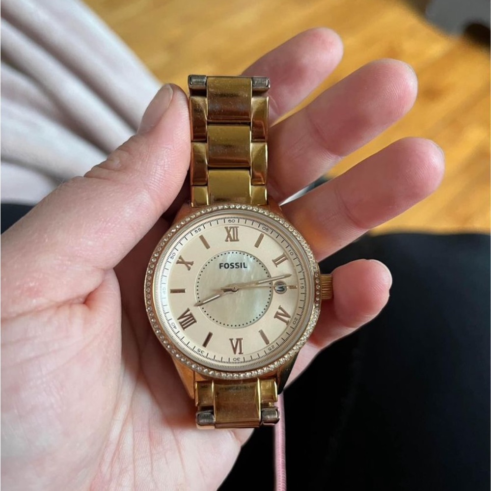 Fossil Watch Rose Gold